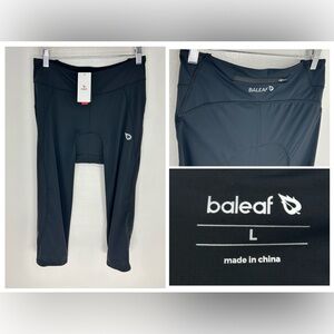 Baleaf NWT Womens Cushion Padded Cycling Pants Size‎ Large UPF 50+ 27x21.5